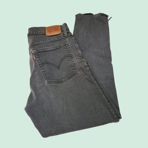 Levi’s Wedgie Fit Straight Leg Washed Black Jeans 30